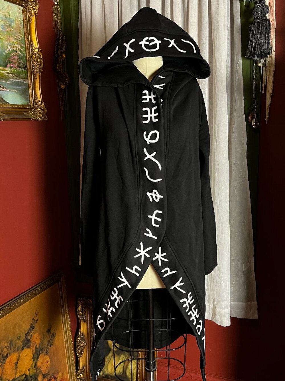 Runic Robe Hoodie Jacket - Picture 3 of 16